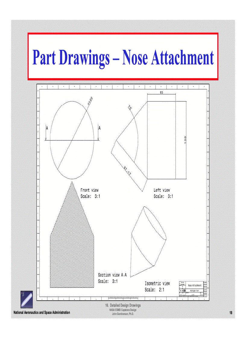 image for page Detailed design drawings of an architect