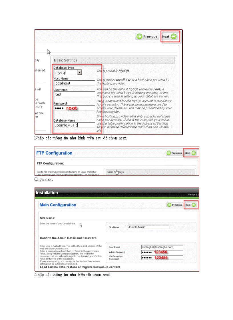 image for page Lab Site Nhạc Với Joomla