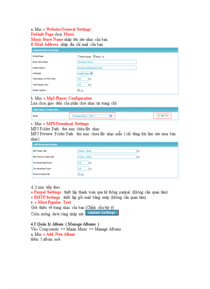 image for page Lab Site Nhạc Với Joomla