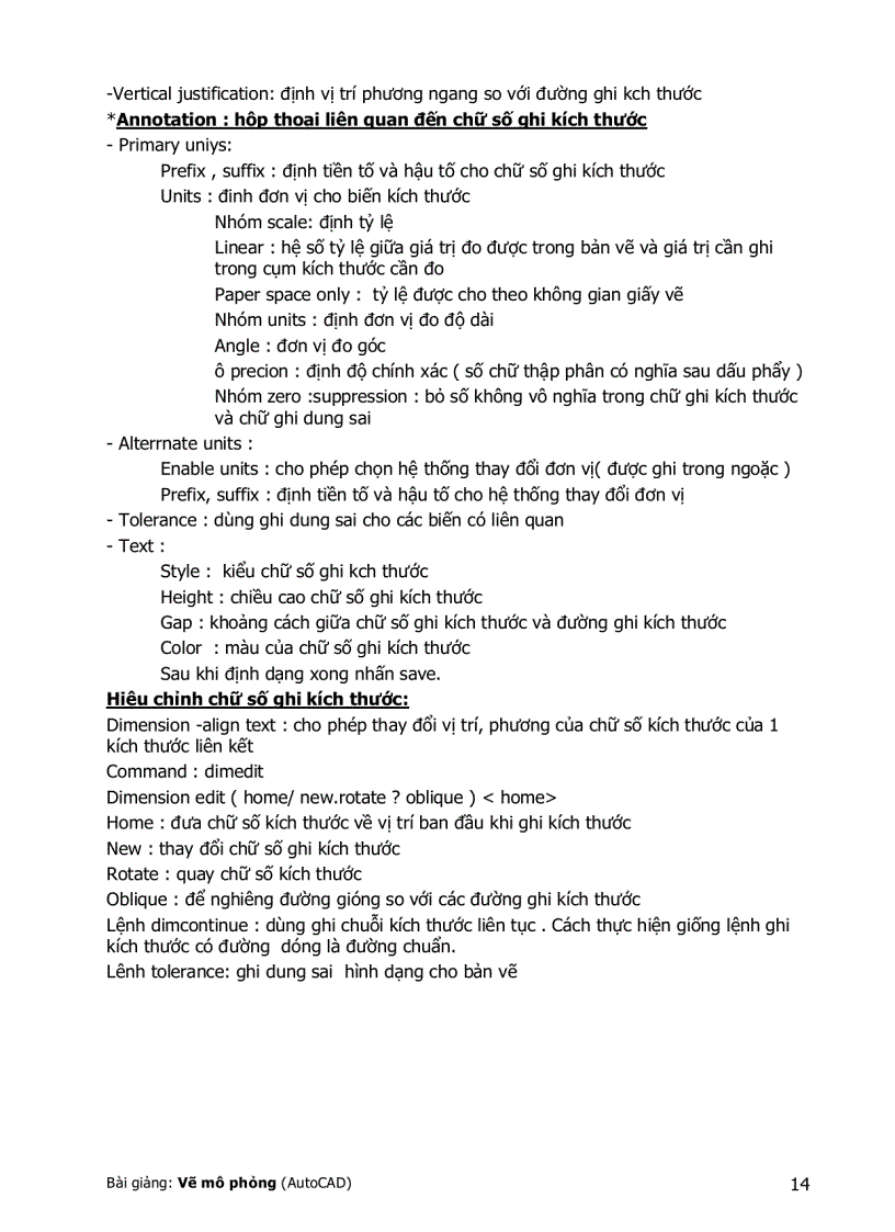 image for page Tóm tăt Bài Giảng Autocad