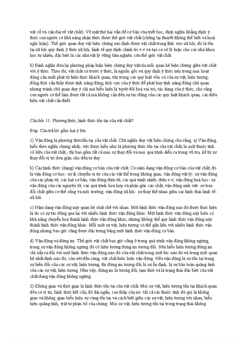 image for page Sưu tầm Các câu hỏi tự luận môn triết học mác lên nin 3 chương