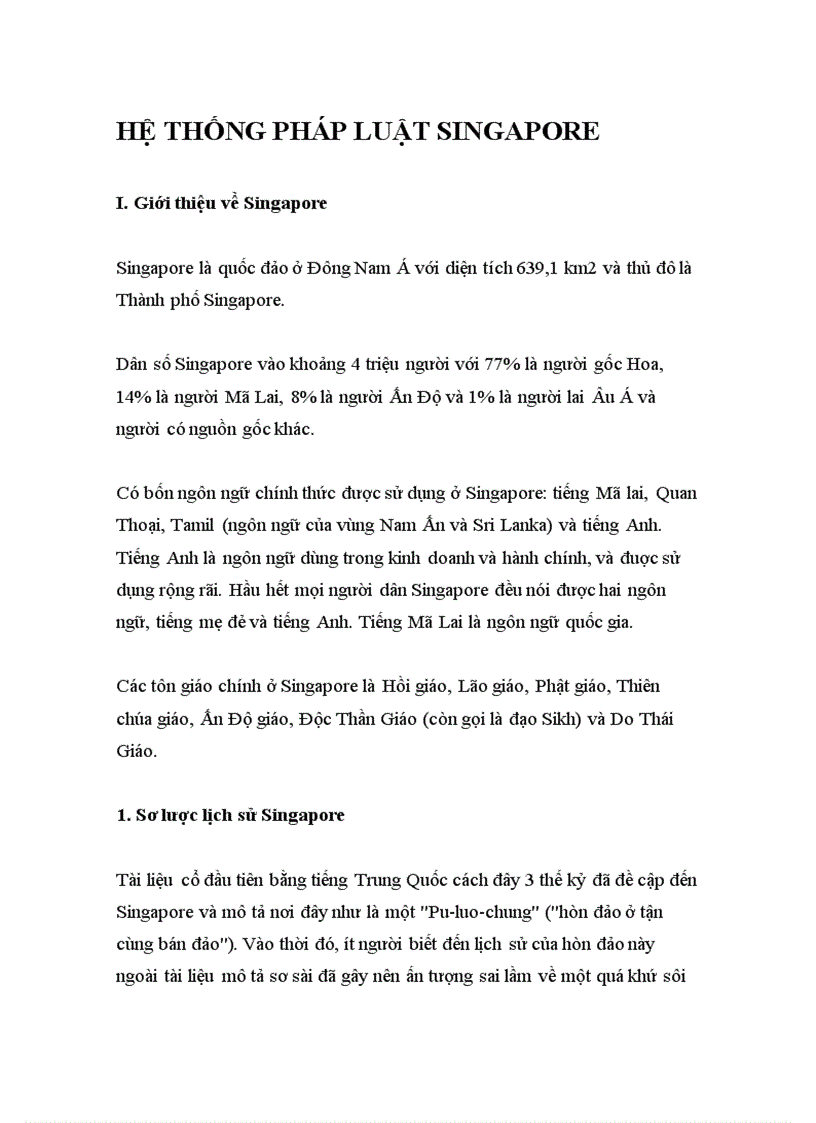 image for page Hệ thống pháp luật singapore