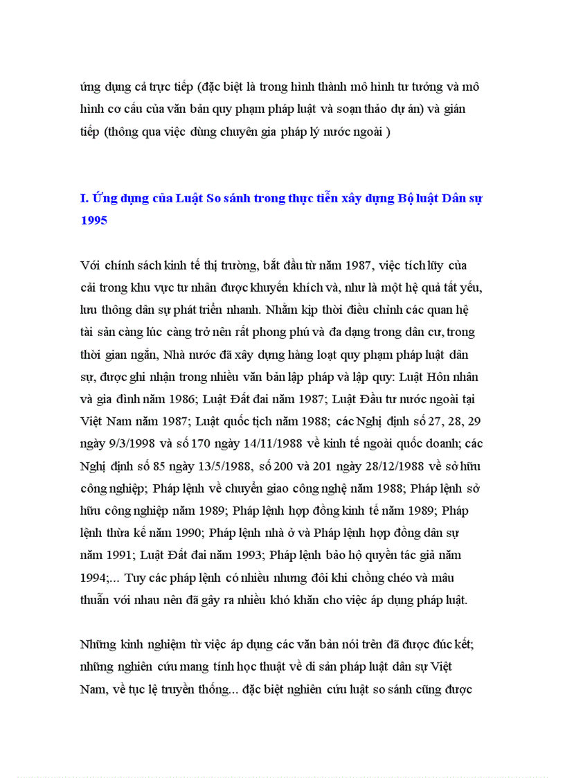 image for page Ứng dụng của luật so sánh trong xây dựng bộ luật dân sự việt nam