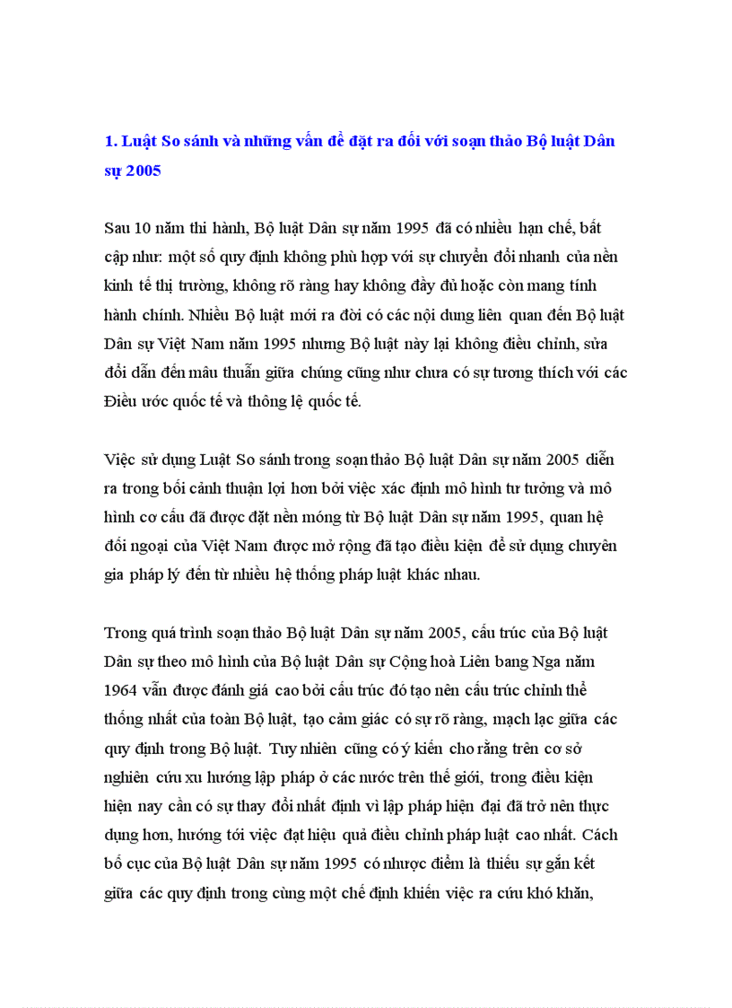 image for page Ứng dụng của luật so sánh trong xây dựng bộ luật dân sự việt nam