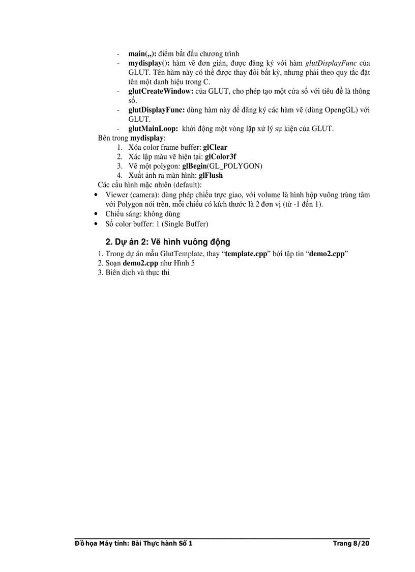 image for page Tutorial hướng dẫn cách tích hợp OpenGL vào trong một ứng dụng MFC