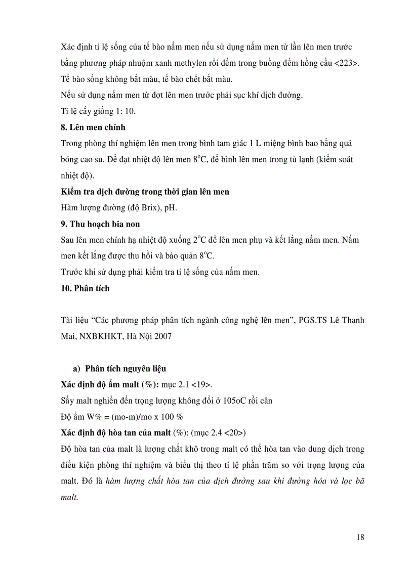 image for page Bài giảng thực hành công nghệ lên men