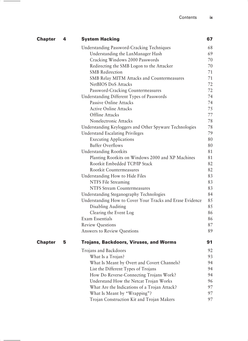 image for page Certiﬁed Ethical Hacker Review Guide