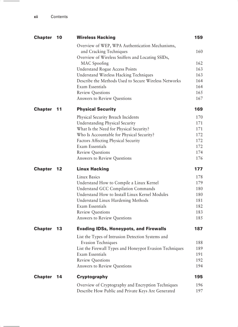 image for page Certiﬁed Ethical Hacker Review Guide