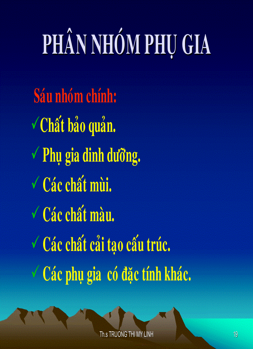 image for page Phụ gia trong chế biến thực phẩm