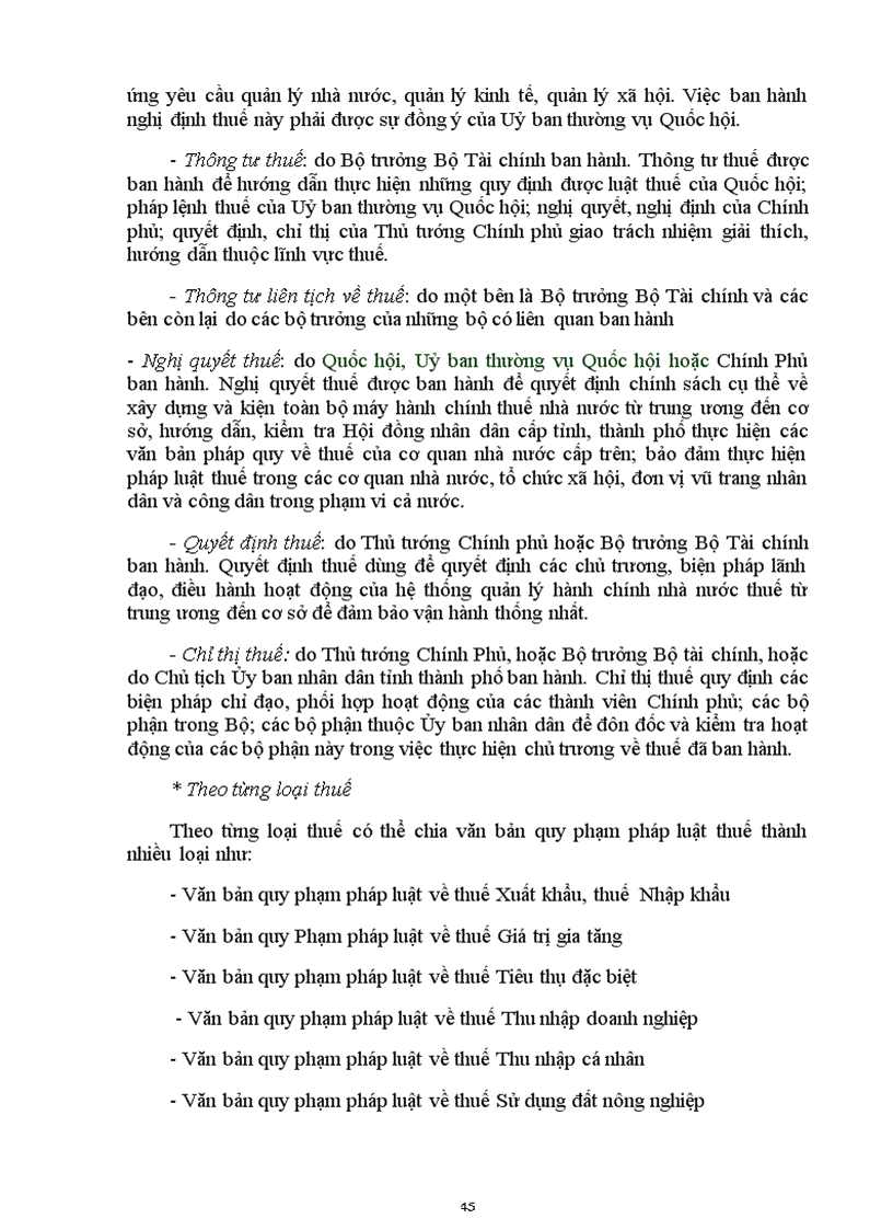 image for page Tài liệu bồi dưỡng cho công chức mới Chuyên đề LÝ LUẬN CHUNG VỀ THUẾ