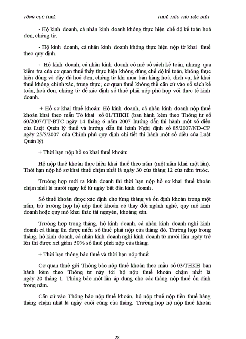 image for page Tài liệu bồi dưỡng cho công chức mới Chuyên đề THUẾ TIÊU THỤ ĐẶC BIỆT