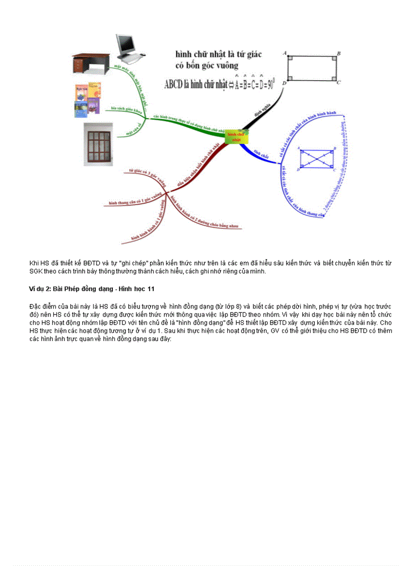 image for page Tổ chức hoạt động dạy học với bản đồ tư duy