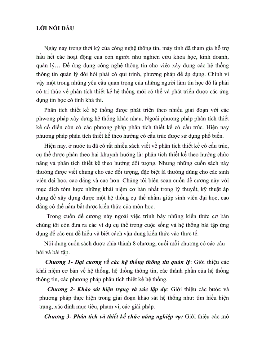 image for page Phân tích thiết kế hệ thống có cấu trúc