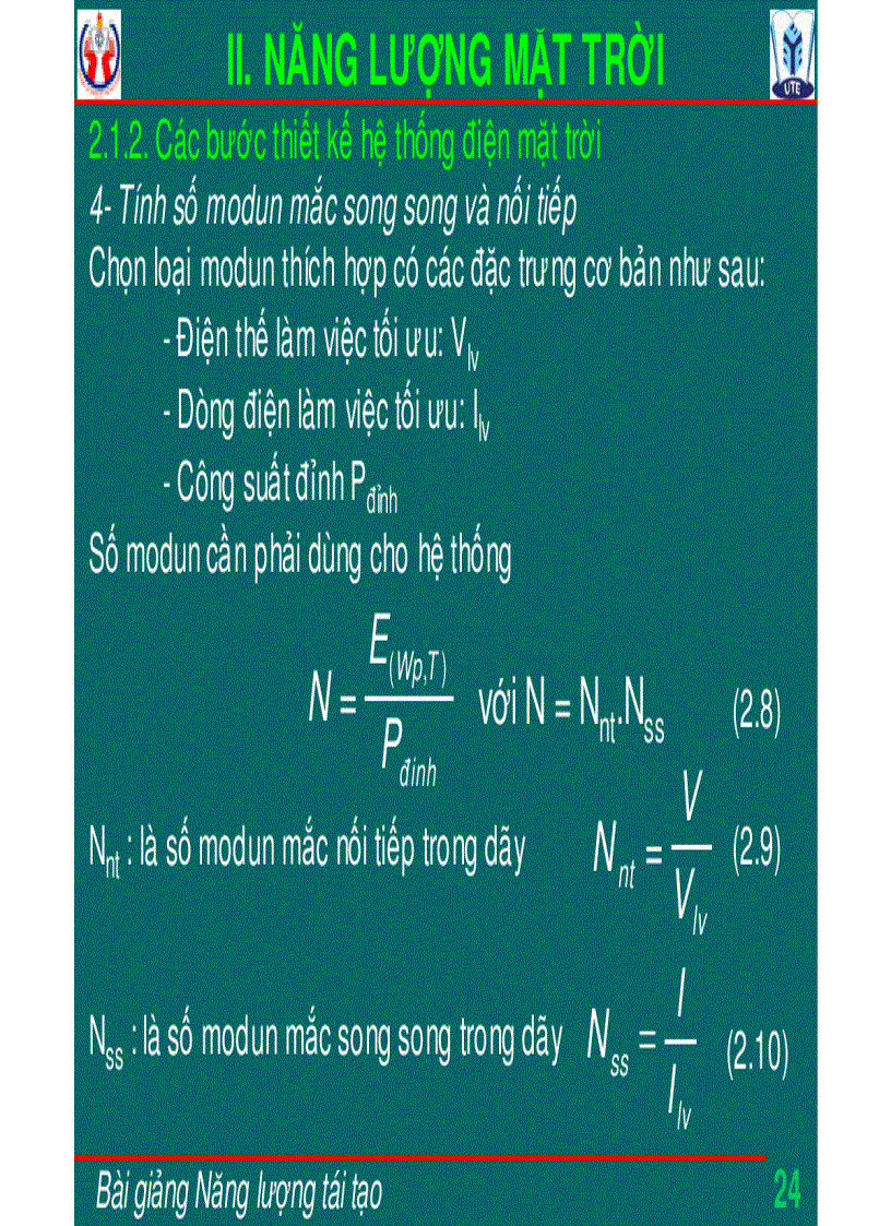 image for page Bài giảng năng lượng tái tạo