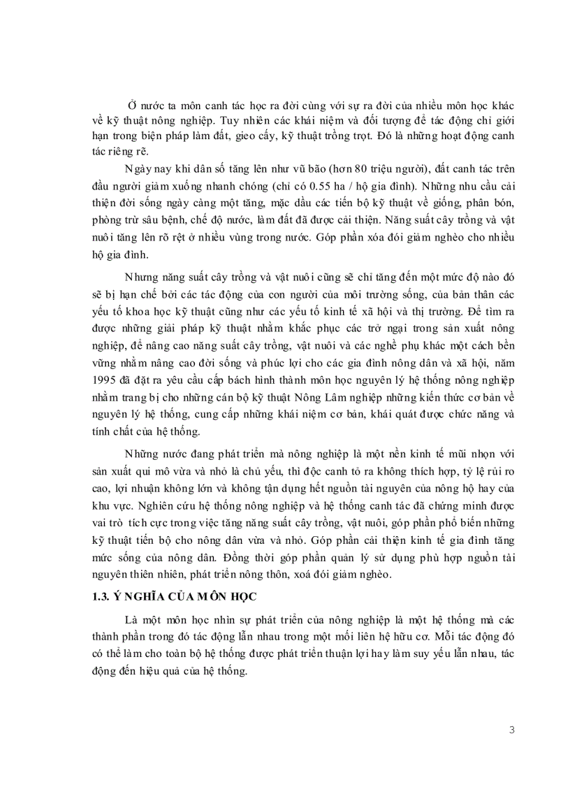 image for page Bài giảng Nguyên lý hệ thống nông nghiệp