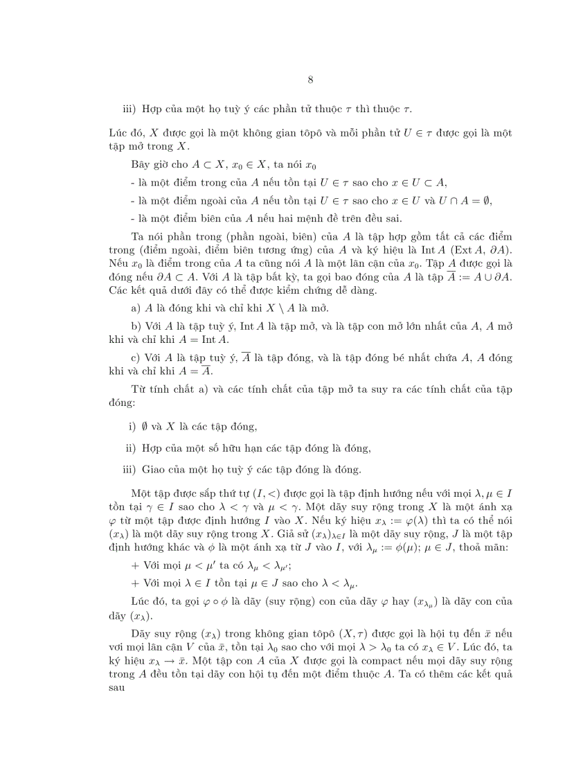 image for page Giáo trình Giải tích lồi