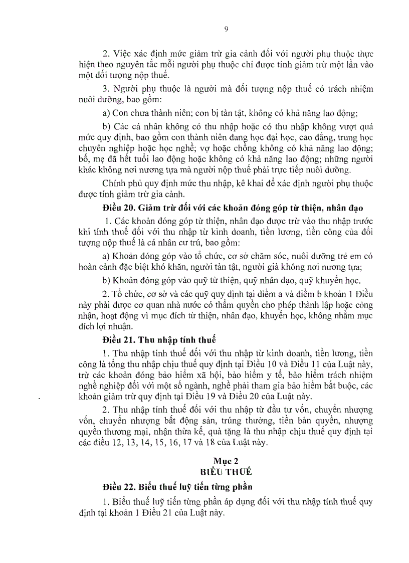image for page Luật thuế thu nhập