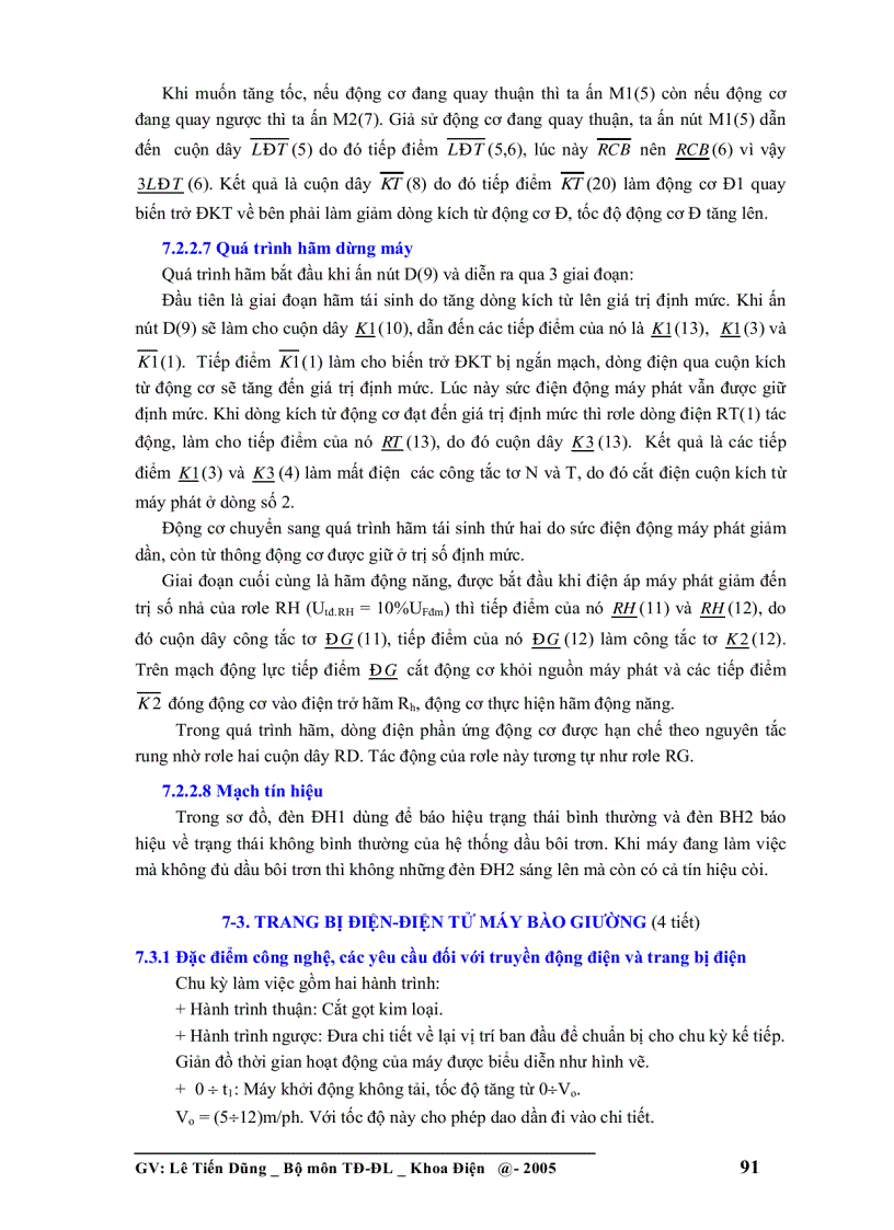 image for page TRANG BỊ ĐIỆN Các sơ đồ hệ thống điều khiển truyền động điện điển hình Lê Tiến Dũng