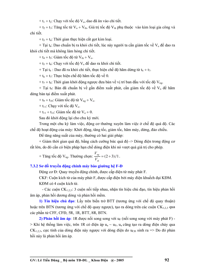 image for page TRANG BỊ ĐIỆN Các sơ đồ hệ thống điều khiển truyền động điện điển hình Lê Tiến Dũng