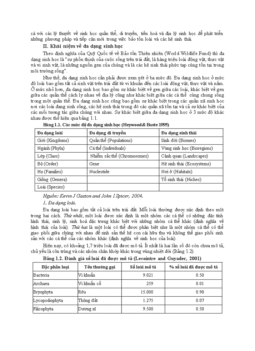 image for page Giáo trình Bảo tồn đa dạng sinh học