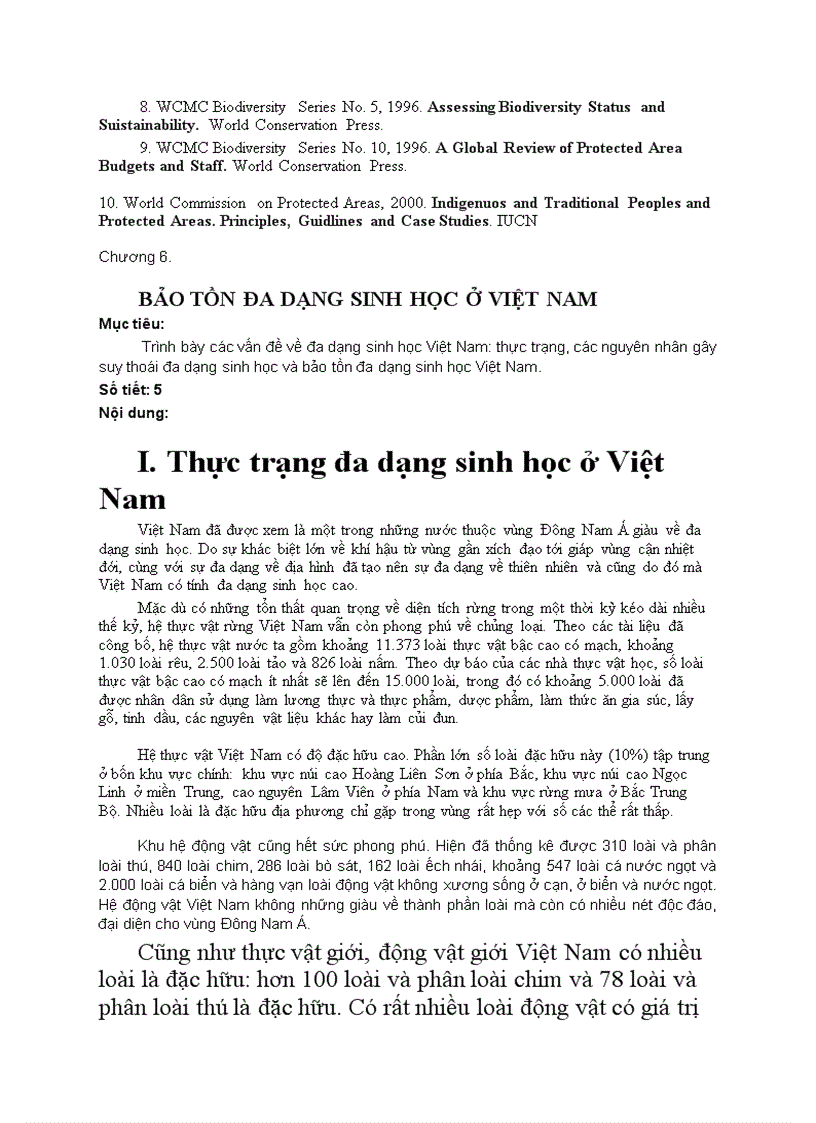 image for page Giáo trình Bảo tồn đa dạng sinh học