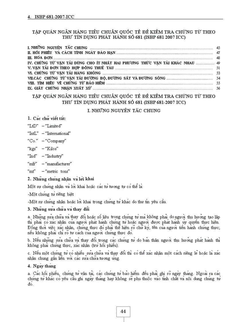 image for page Bộ sưu tập t&#224;i liệu thanh to&#225;n quốc tế