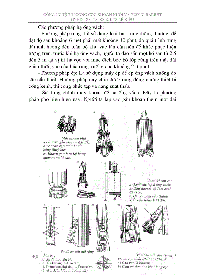 image for page Công Nghệ Thi Công Cọc Khoan Nhồi và Tường Barret