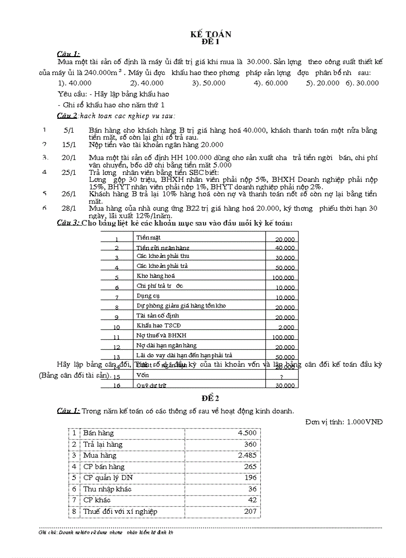 image for page 15 đề thi kế toán đại cương đây