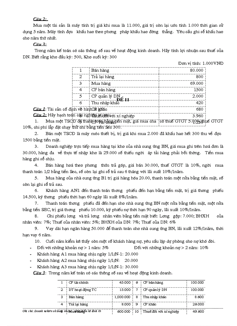 image for page 15 đề thi kế toán đại cương đây