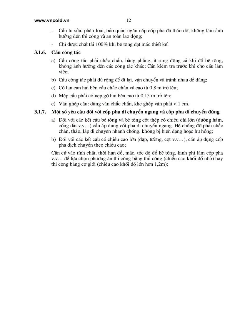 image for page Tiêu chuẩn ngành Các công trình thủy lợi Kết cấu bê tông cốt thép Yêu cầu kỹ thuật thi công và nghiệm thu