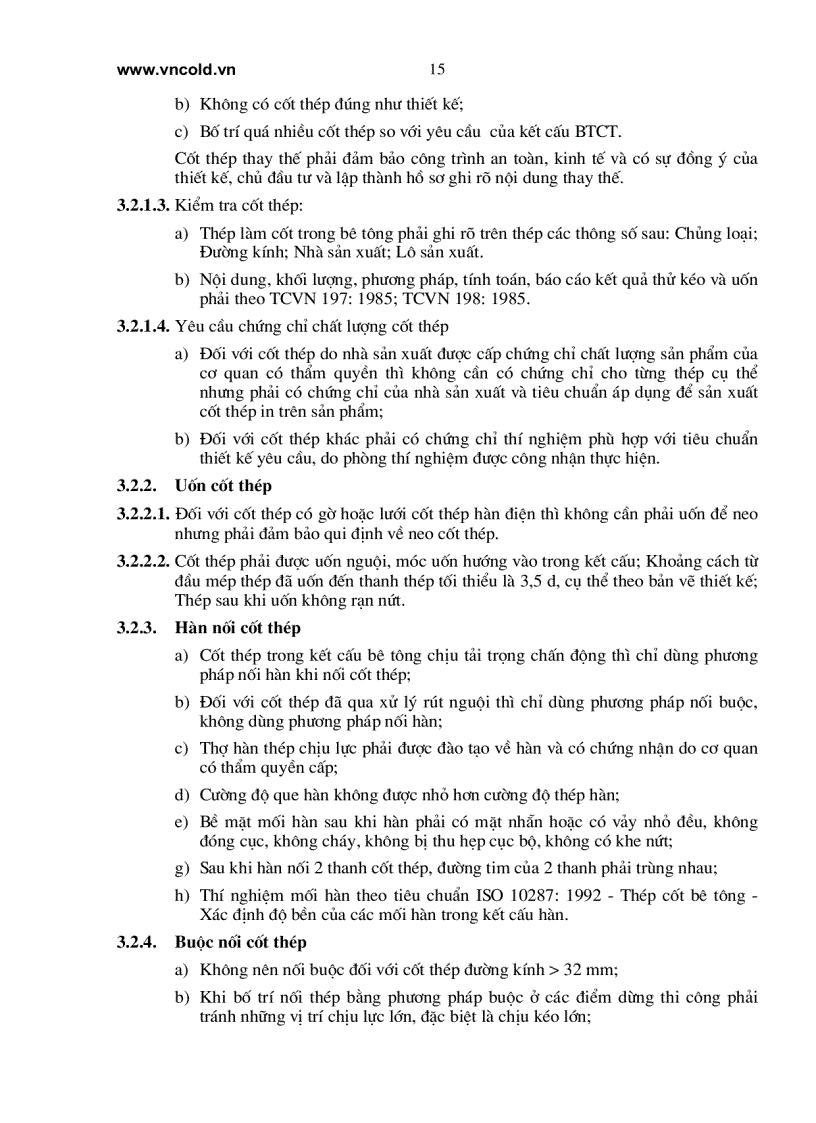 image for page Tiêu chuẩn ngành Các công trình thủy lợi Kết cấu bê tông cốt thép Yêu cầu kỹ thuật thi công và nghiệm thu