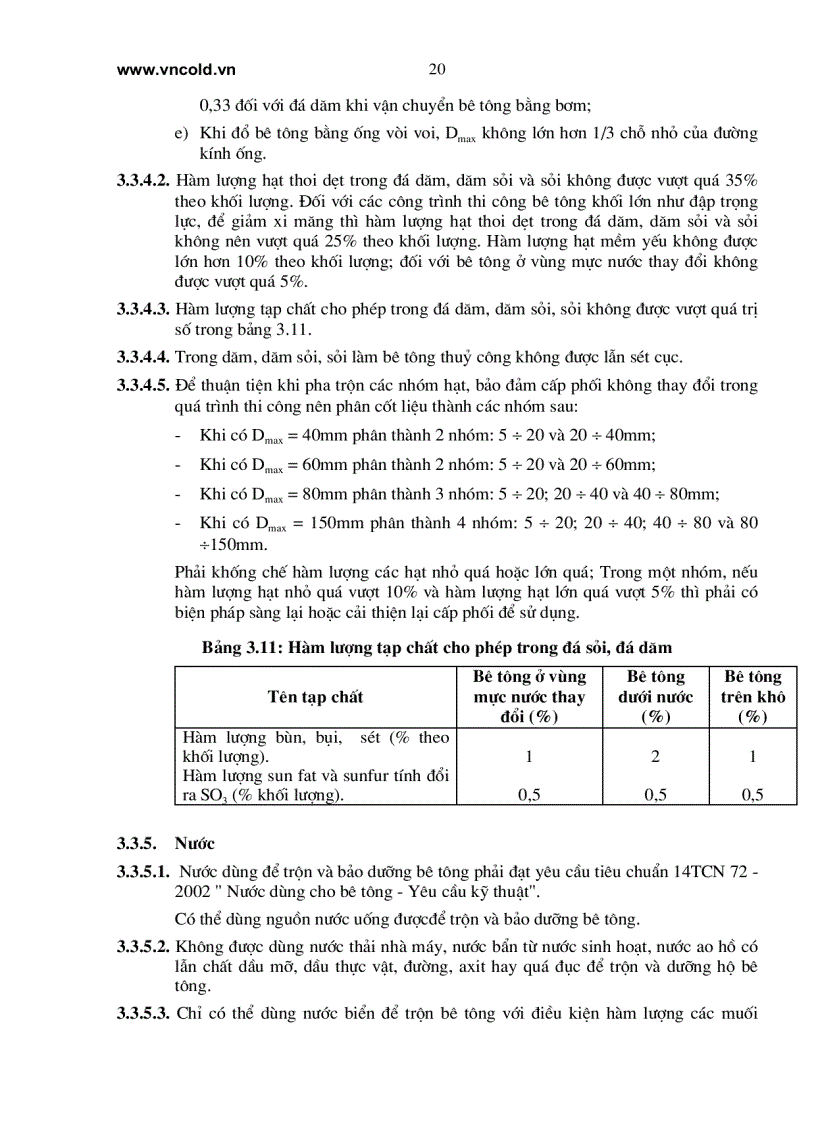 image for page Tiêu chuẩn ngành Các công trình thủy lợi Kết cấu bê tông cốt thép Yêu cầu kỹ thuật thi công và nghiệm thu