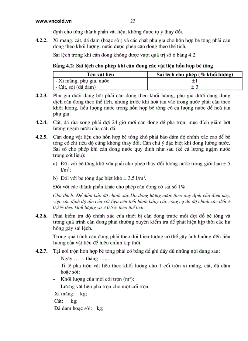 image for page Tiêu chuẩn ngành Các công trình thủy lợi Kết cấu bê tông cốt thép Yêu cầu kỹ thuật thi công và nghiệm thu