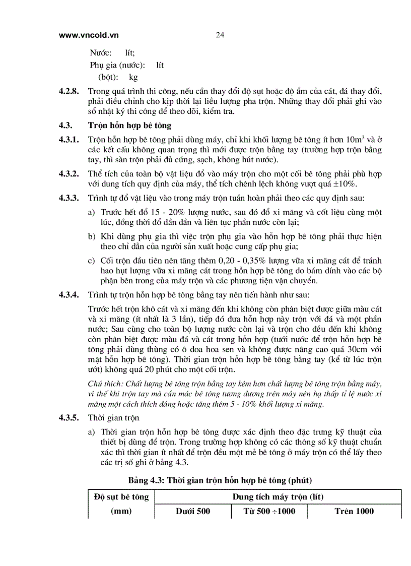 image for page Tiêu chuẩn ngành Các công trình thủy lợi Kết cấu bê tông cốt thép Yêu cầu kỹ thuật thi công và nghiệm thu