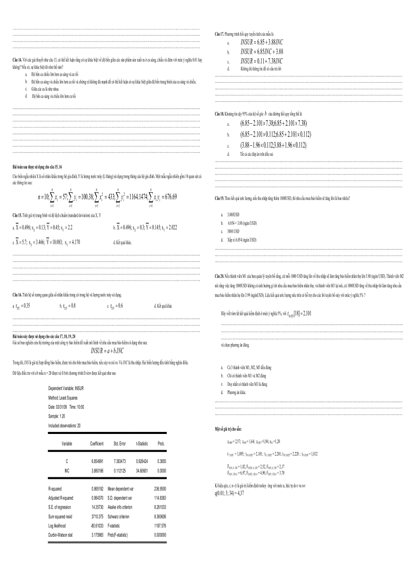image for page Đề thi thử kinh tế lượng có đáp áp tham khảo luôn 1