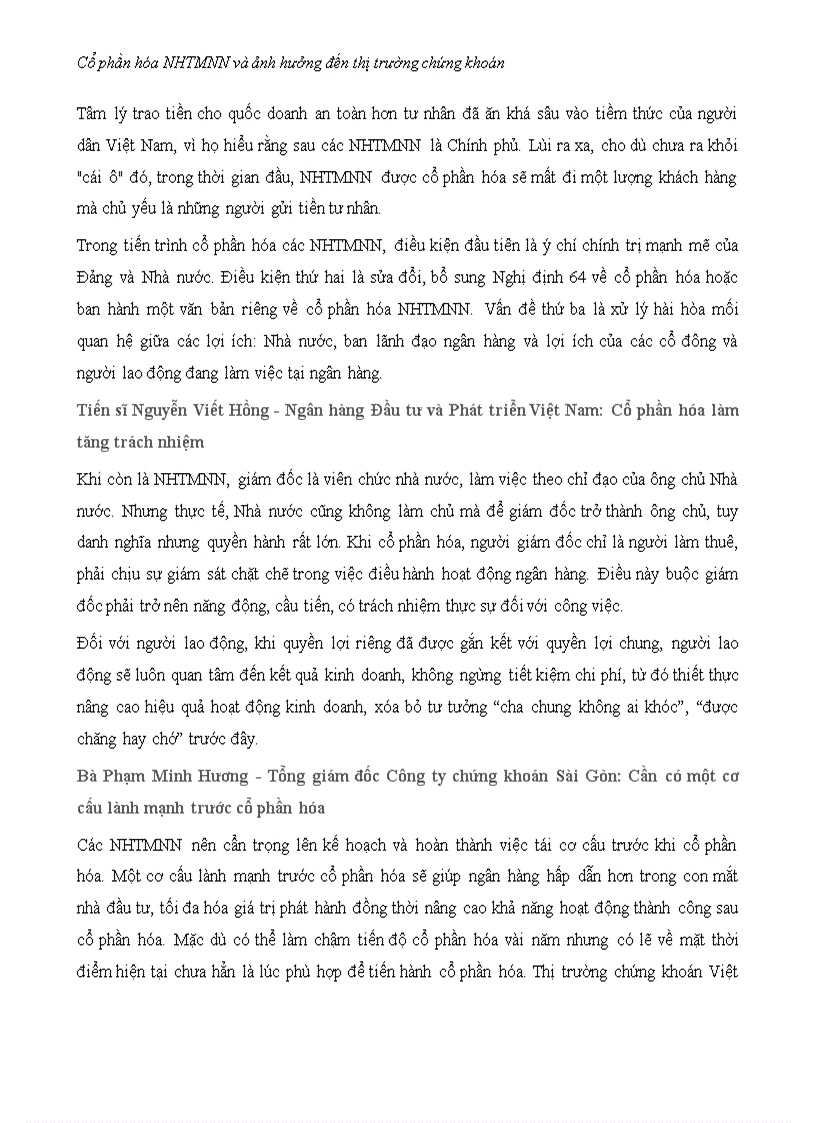image for page Tiểu luận thị trường tài chính ảnh hưởng của thị trường chứng khoán đến nhtm việt nam