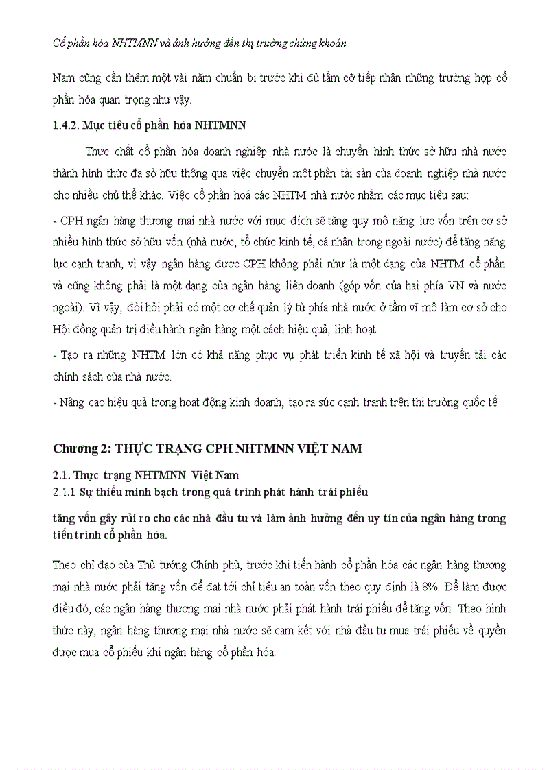 image for page Tiểu luận thị trường tài chính ảnh hưởng của thị trường chứng khoán đến nhtm việt nam
