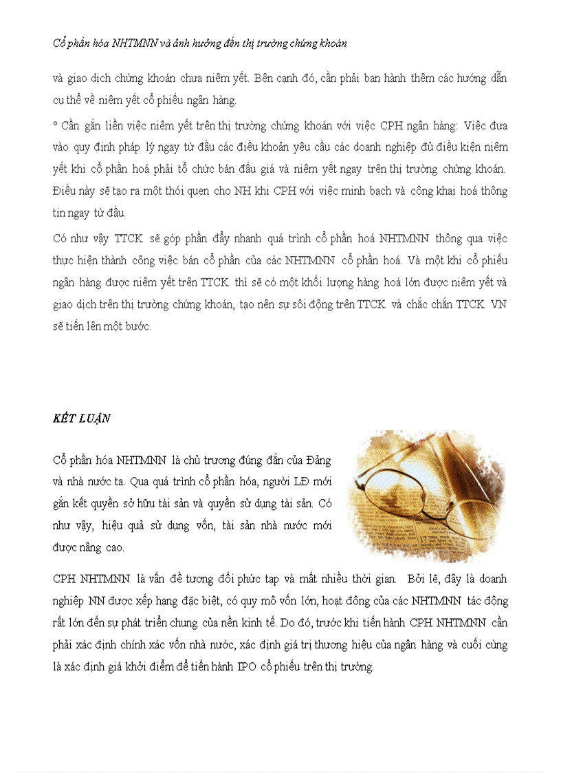 image for page Tiểu luận thị trường tài chính ảnh hưởng của thị trường chứng khoán đến nhtm việt nam