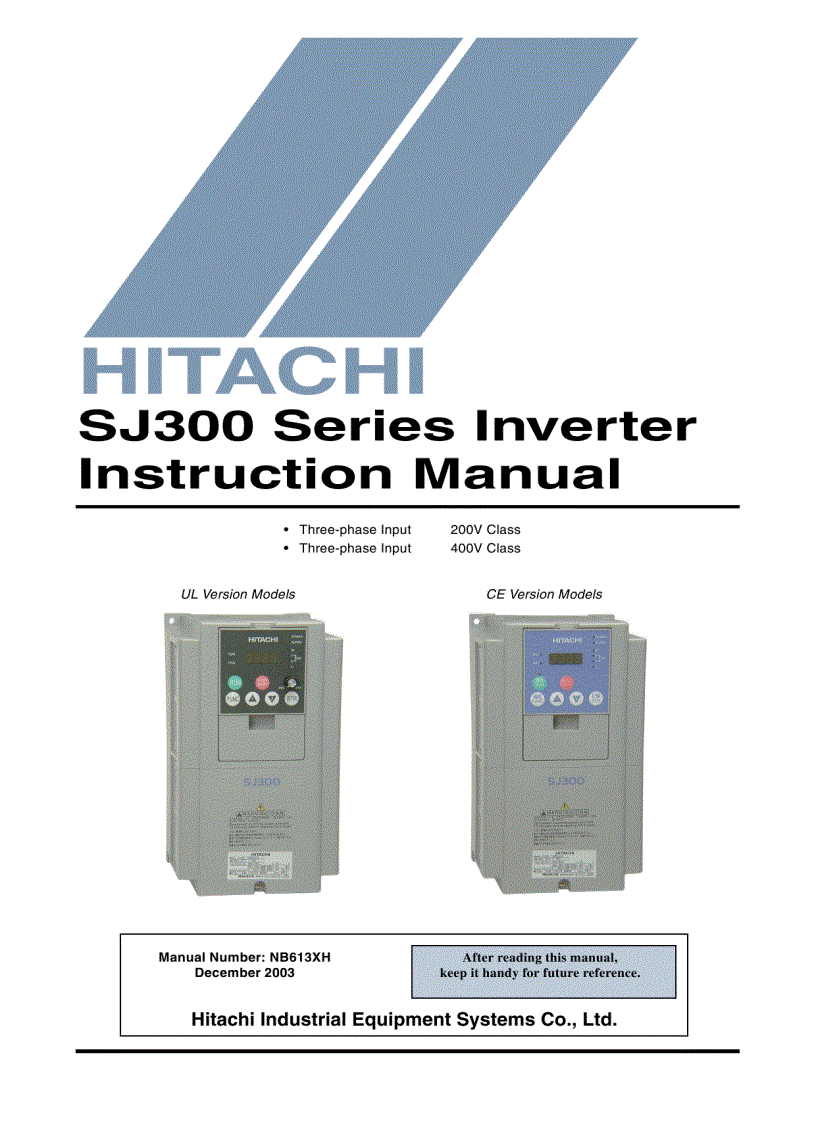 Biến Tần Hitachi Sj300