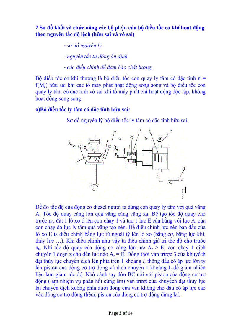 image for page Các nguyên lý điều tốc