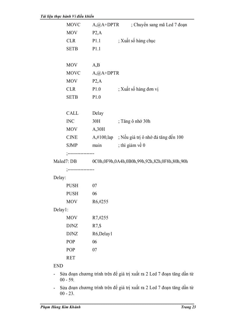 image for page Vi Điều Khiển 1