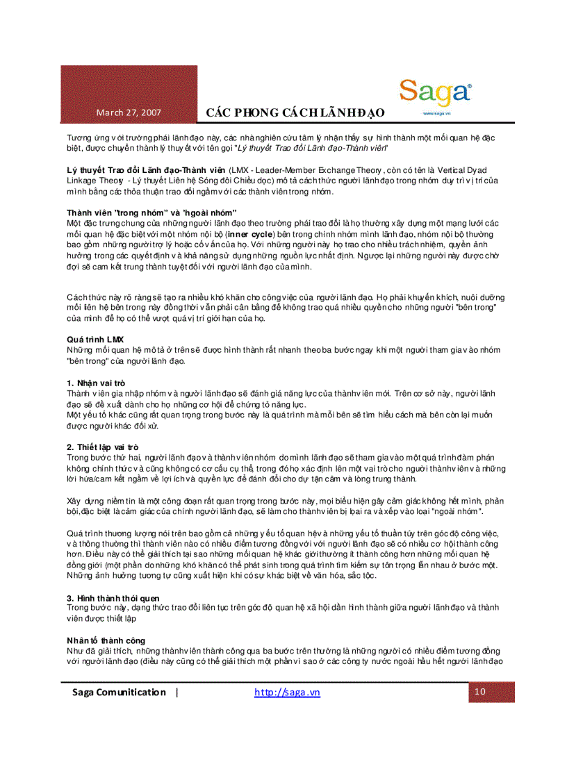 image for page Các phong cách lãnh đạo