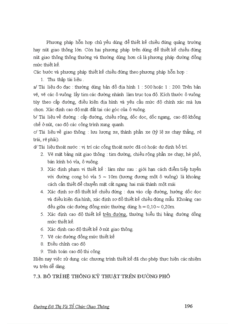 image for page Giáo trình Đường Đô Thị và Tổ Chức Giao Thông