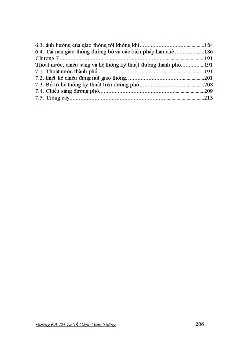 image for page Giáo trình Đường Đô Thị và Tổ Chức Giao Thông