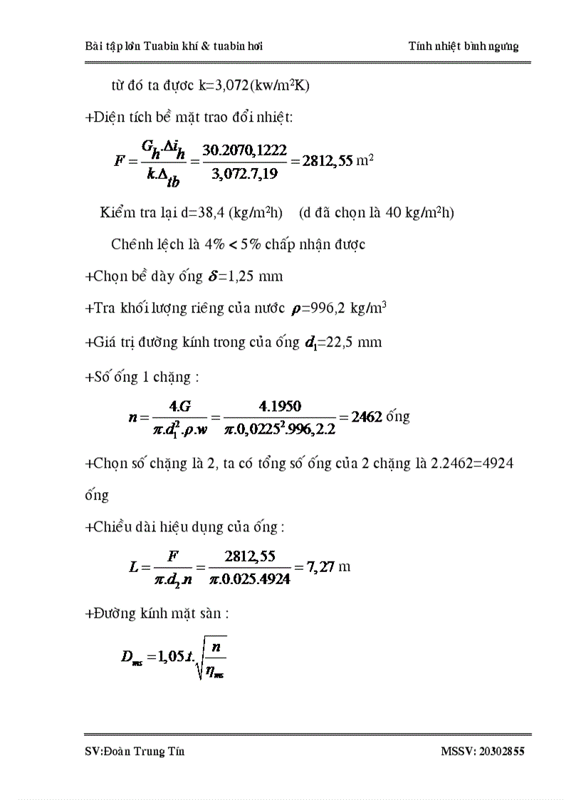 image for page Bài tập lớn tuabin Tính nhiệt và vẽ cấu tạo bình ngưng kiểu bề mặt