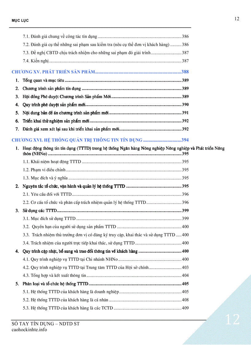 image for page Cẩm nang tín dụng Sổ tay tín dụng CHUẨN cho mọi ngân hàng
