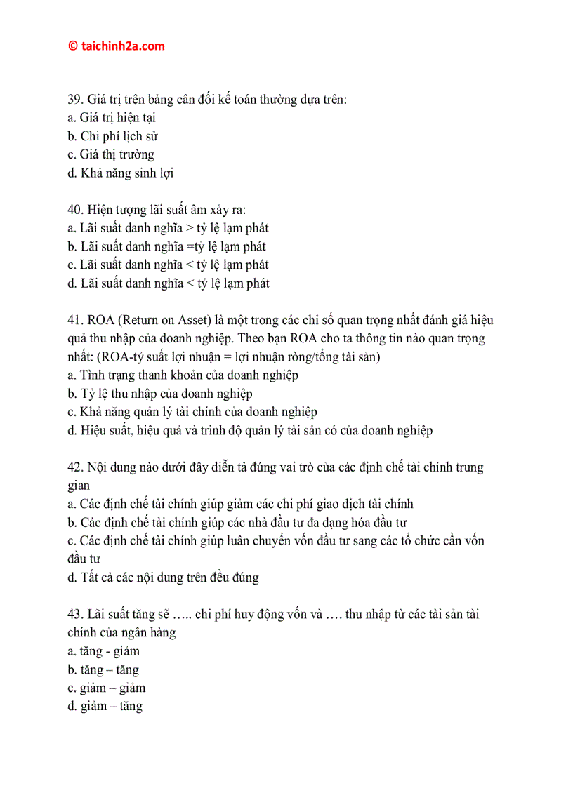 image for page Tài liệu ôn thi về ngân hàng rất hay 1