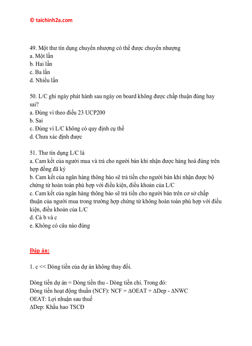 image for page Tài liệu ôn thi về ngân hàng rất hay 1