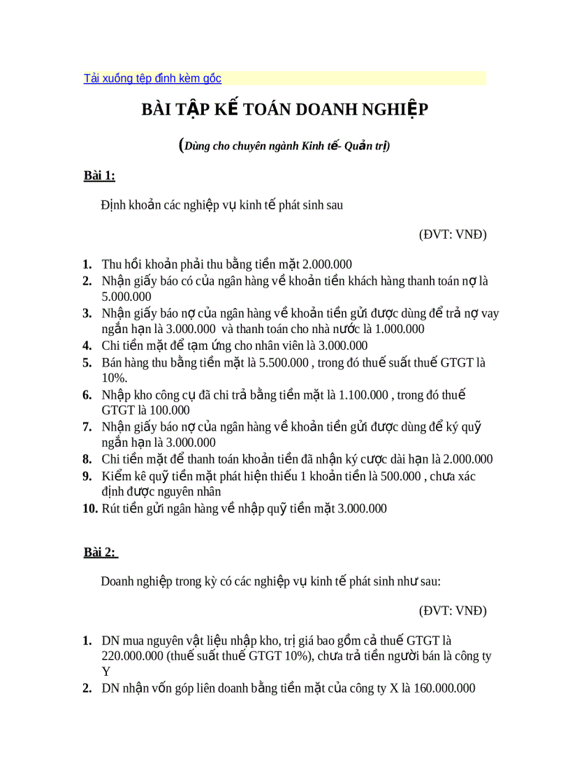 image for page Tổng hợp các tài liệu về kế toán tài chính rất hay 1