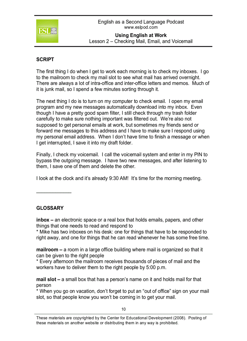 image for page Tổng hợp các tài liệu về tiếng anh rất hay